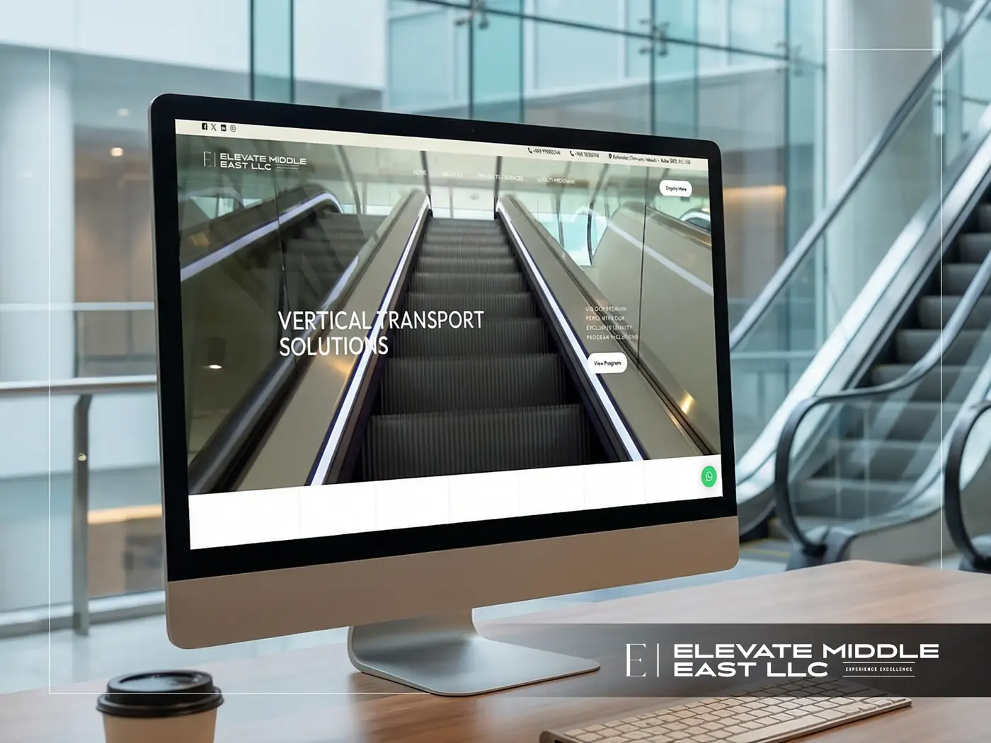 Elevate Middle East website